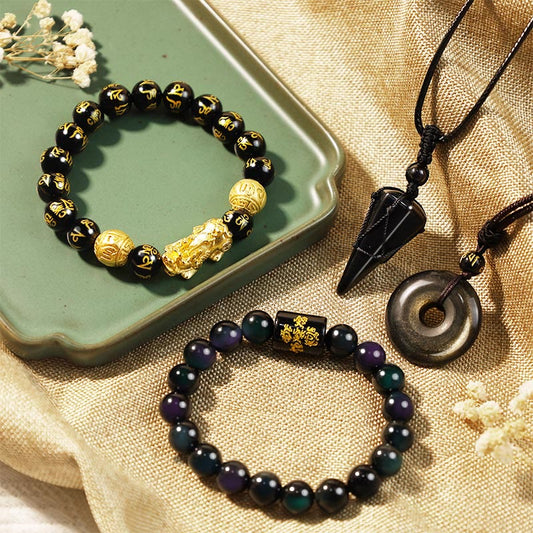 Absorbing Negative Energies Obsidian Bundle