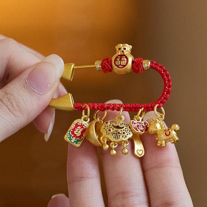 "Wishing You Fortune and Good Luck" Year of the Horse Brooch Includes Gift Message Card